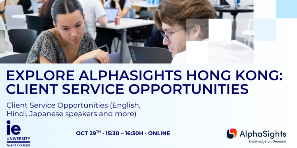 AlphaSights - Client Service Opportunities